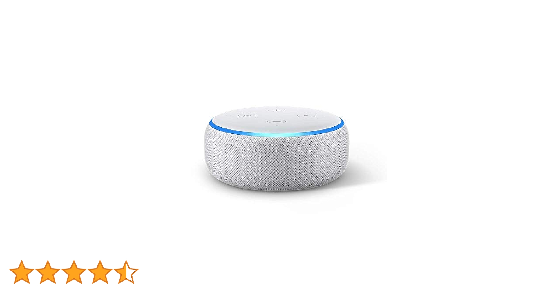 Amazon Echo 第3世代 ホワイト 音が劇的によくなったAmazonの第3世代「Echo」と時計付き「Echo